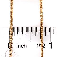 James Avery 14K Yellow Gold Cable Chain Necklace